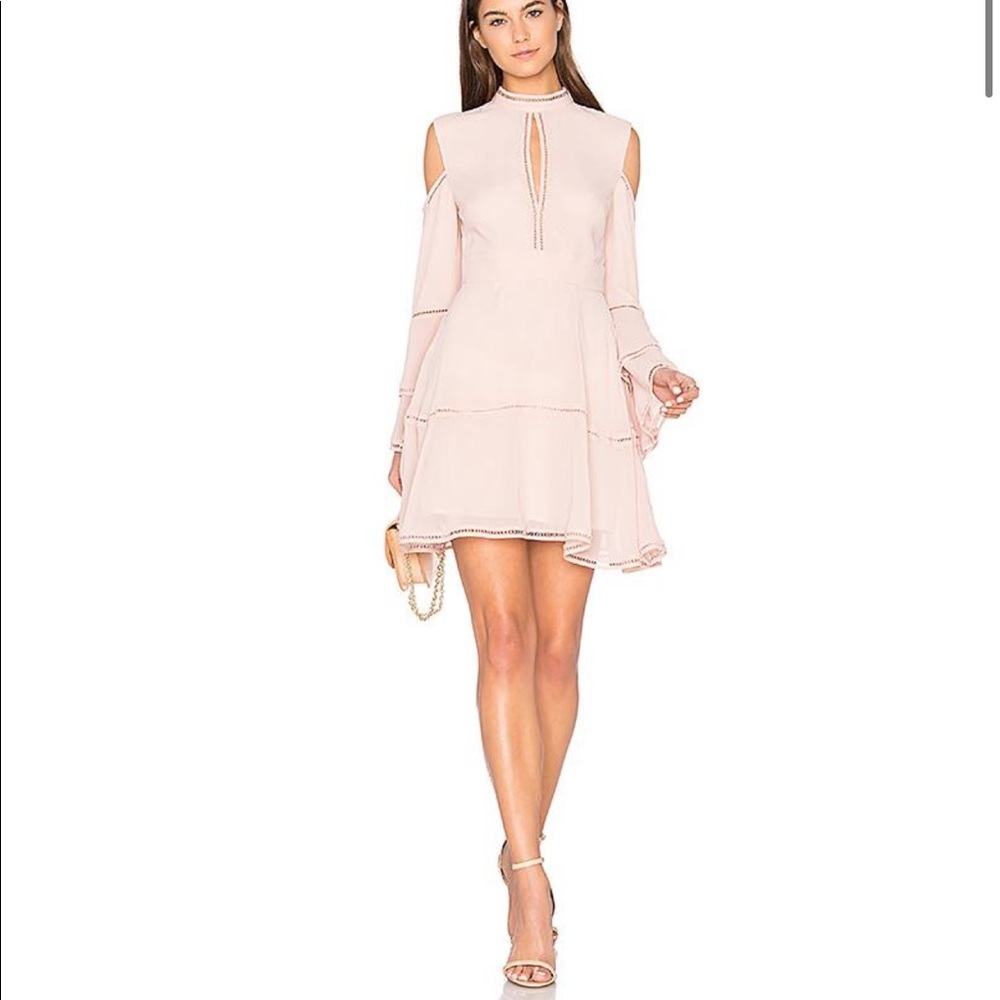 Keepsake mini dress color rose